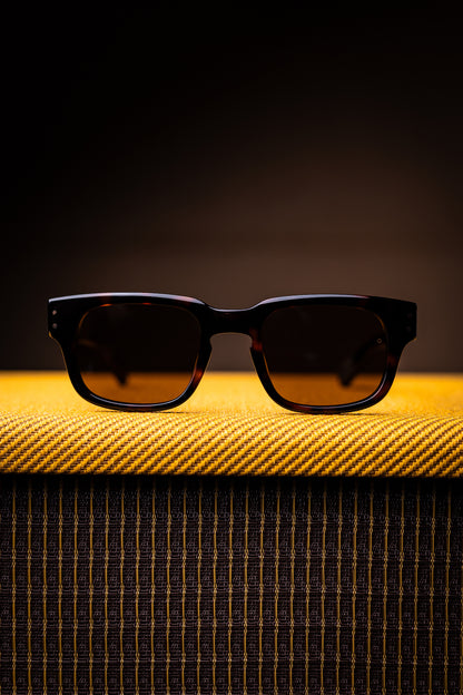 Johann Wolff Sunglasses - Martin in Havana w/ Brown Lenses