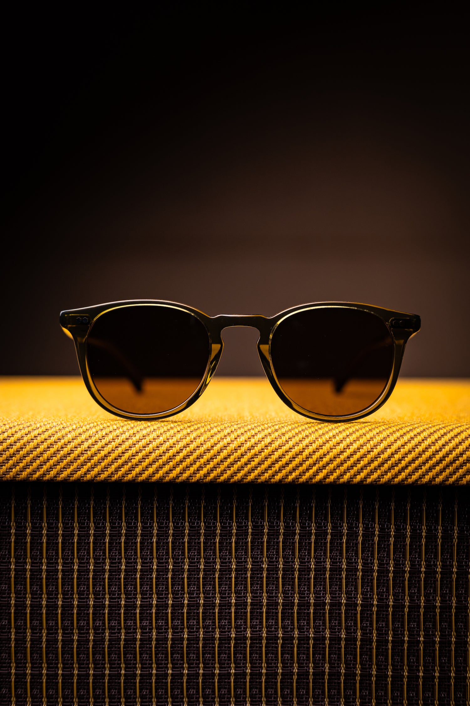 Johann Wolff Sunglasses - Kepler in Army w/ Brown Lenses