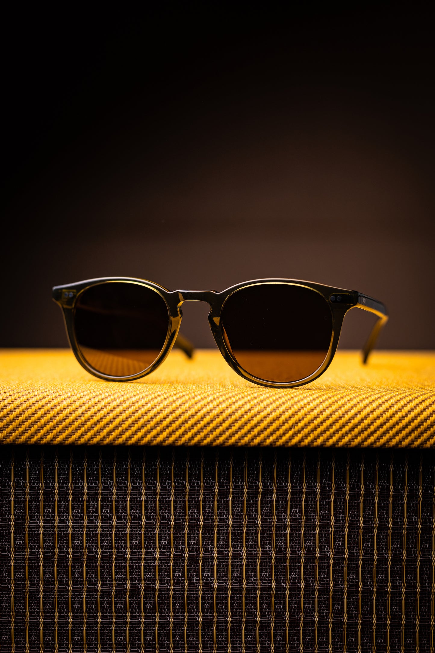 Johann Wolff Sunglasses - Kepler in Army w/ Brown Lenses