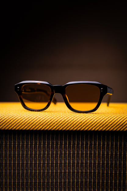 Johann Wolff Sunglasses - Dessau in Havana w/ Tuscan Polarized Lenses