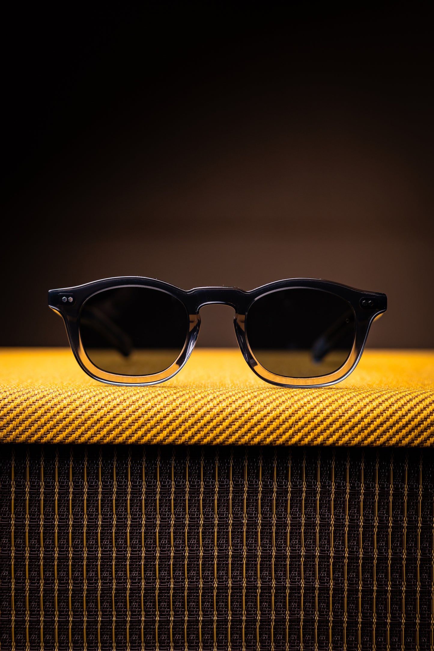 Johann Wolff Sunglasses - Carousel in Black Fade w/ Blue Polar Lenses