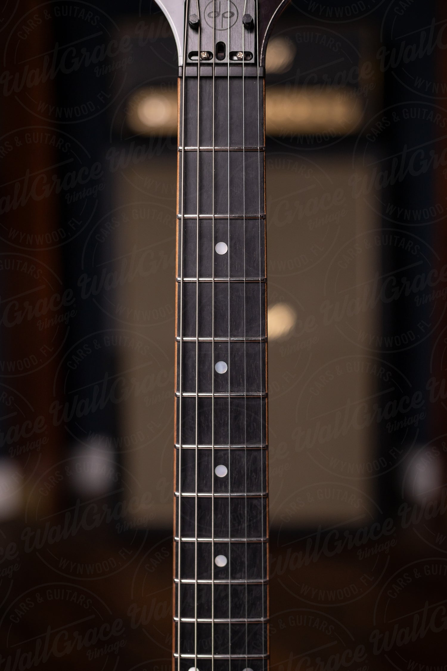 Carneglia Sublime Quilted Top Electric Guitar with Ebony Fretboard - Green Burst with Lambo Matte back