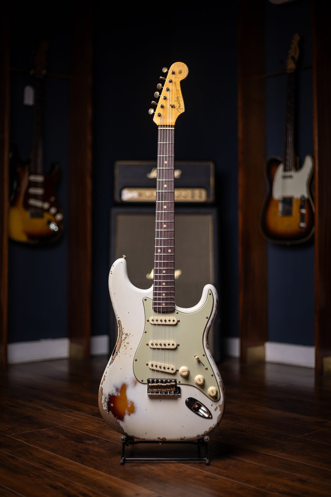 Fender Custom Shop Journeyman 1956 Stratocaster Electric Guitar - Aged White Blonde