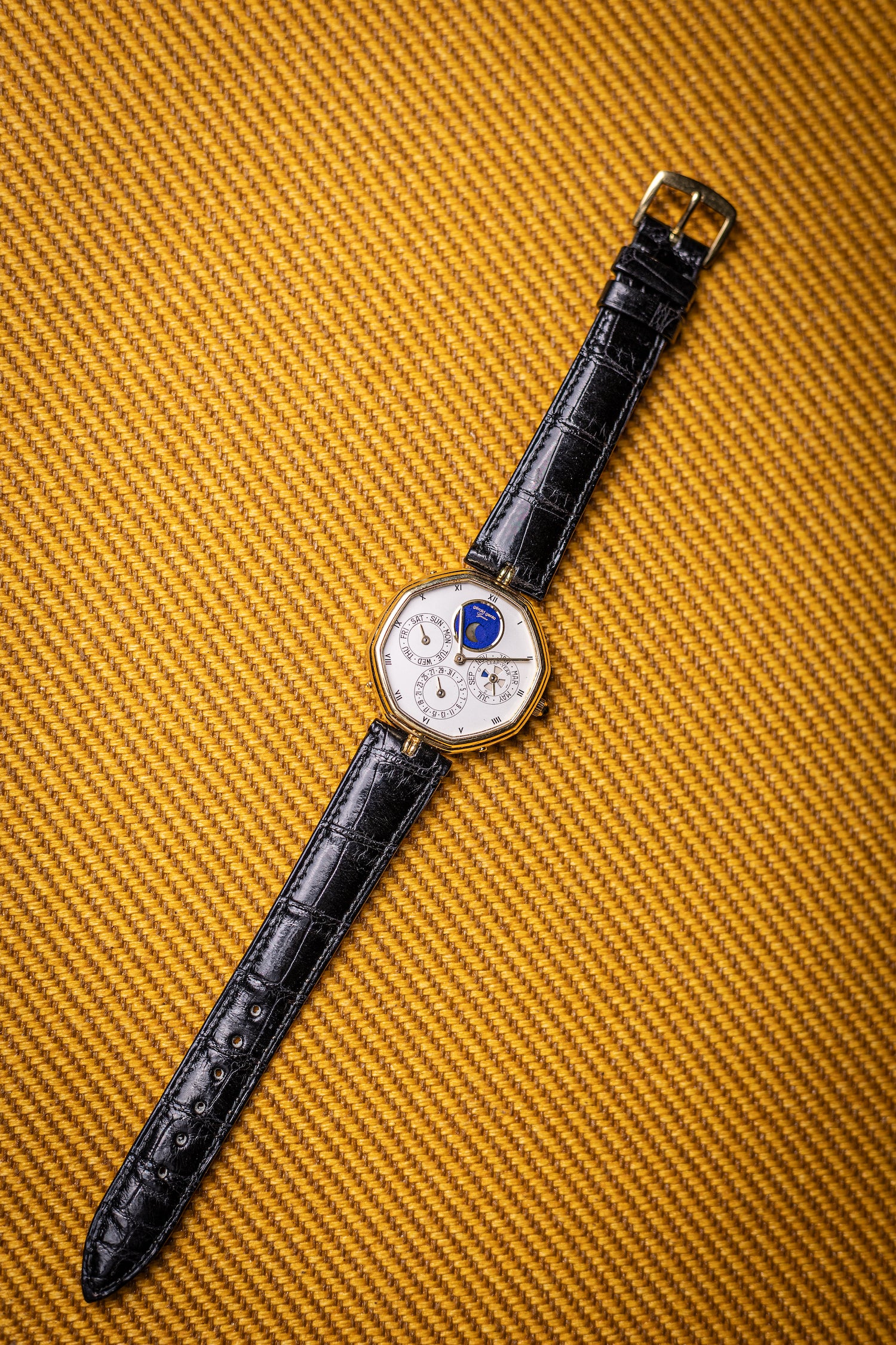 1980's Gerald Genta Perpetual Auto Yellow Gold Ref. G2840