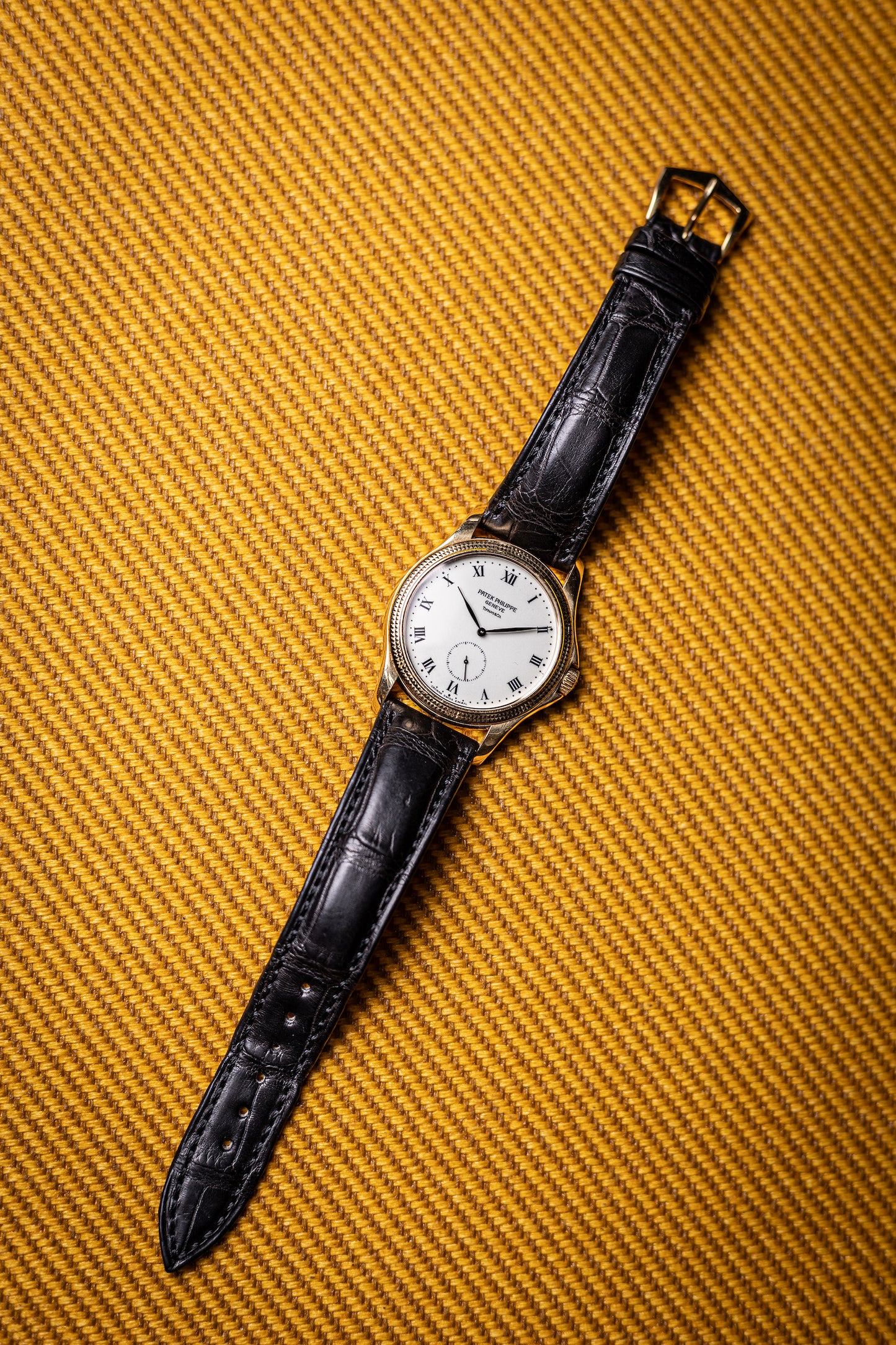 2000's Patek Philippe Calatrava Tiffany & Co. Yellow Gold Ref. 5115J