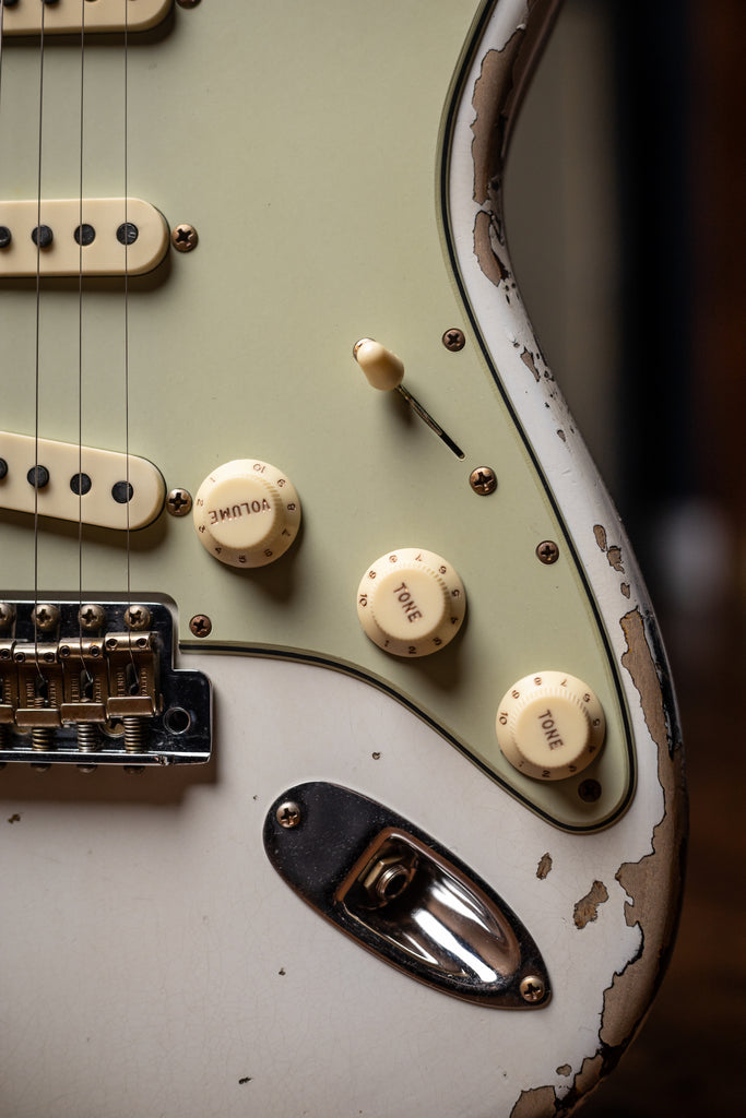 Fender Custom Shop Journeyman 1956 Stratocaster Electric Guitar - Aged White Blonde