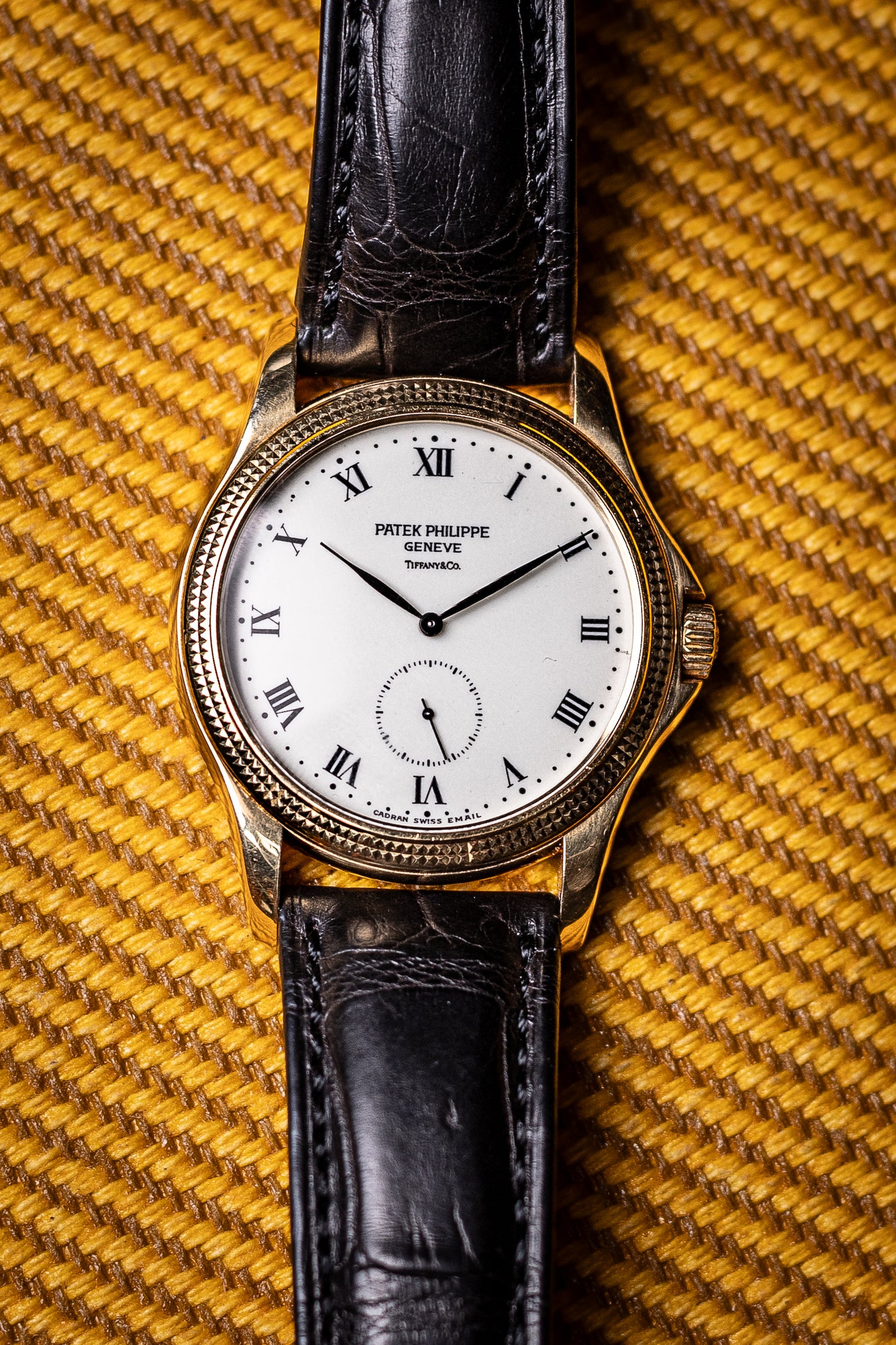 2000's Patek Philippe Calatrava Tiffany & Co. Yellow Gold Ref. 5115J