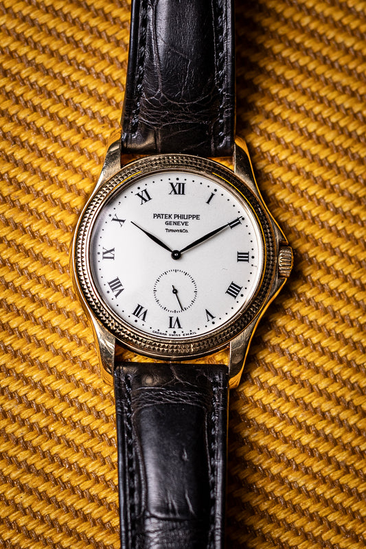 2000's Patek Philippe Calatrava Tiffany & Co. Yellow Gold Ref. 5115J