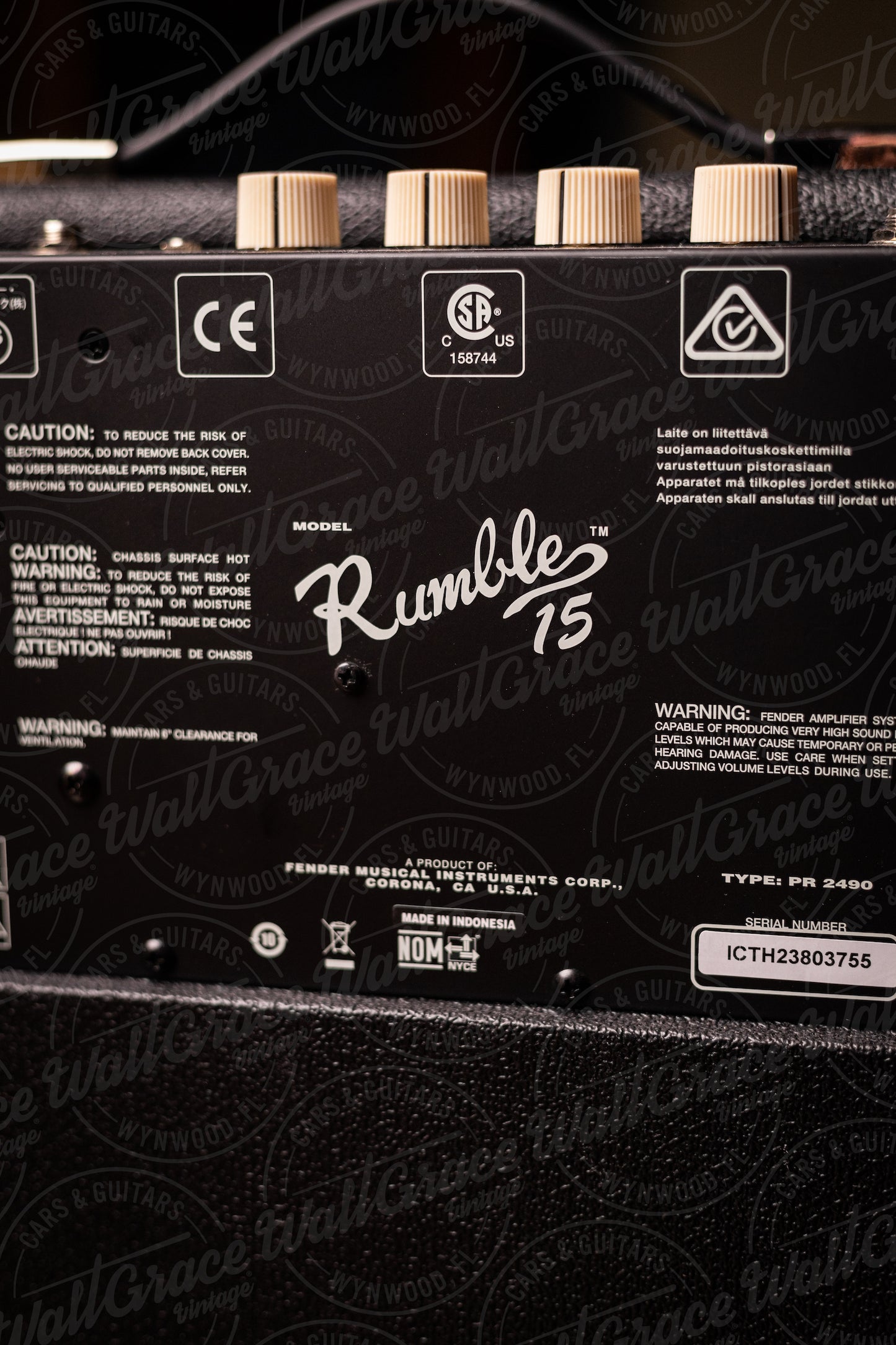 Fender Rumble 15 Bass Combo Amp