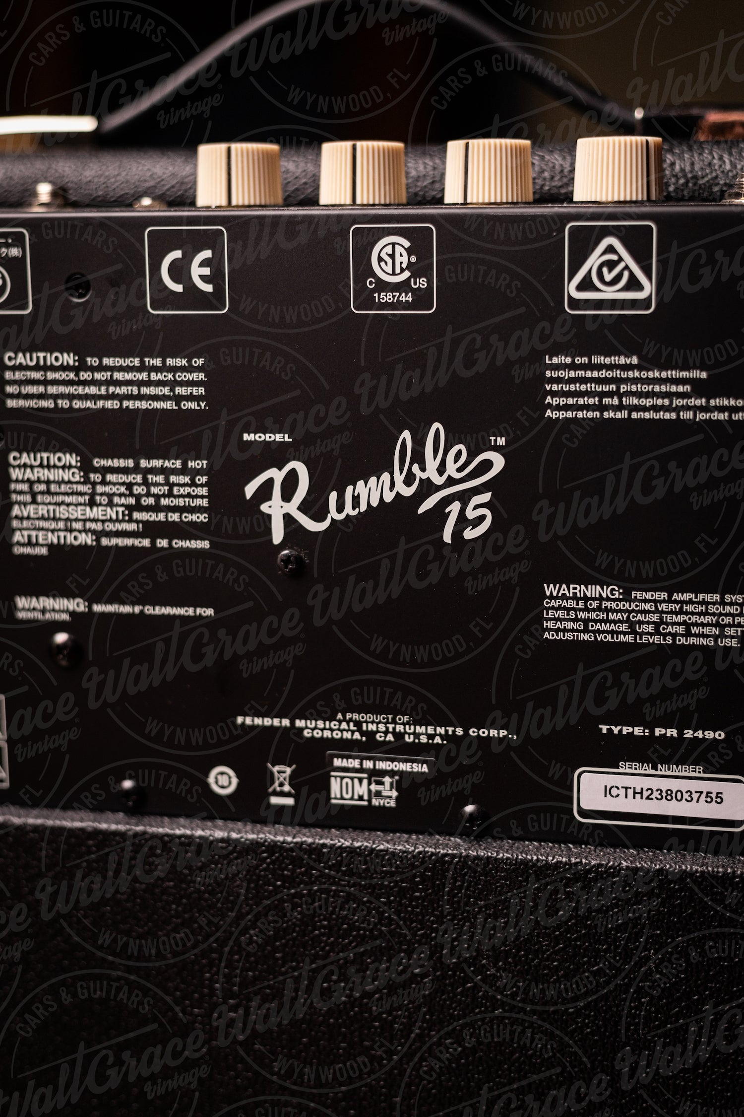 Fender Rumble 15 Bass Combo Amp
