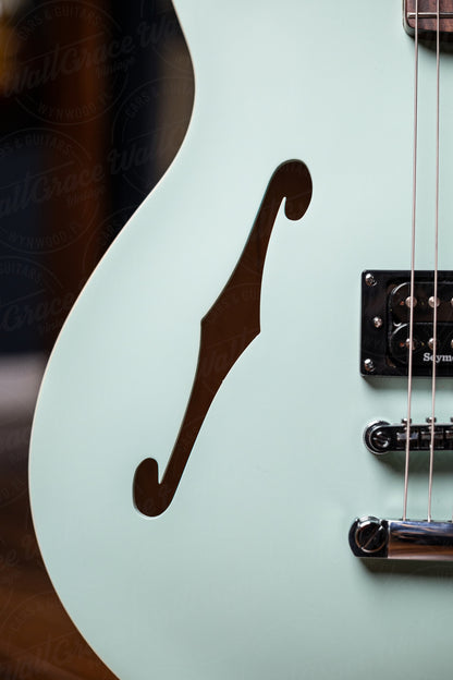 Fender Tom DeLonge Starcaster Semi-Hollow Electric Guitar - Satin Surf Green