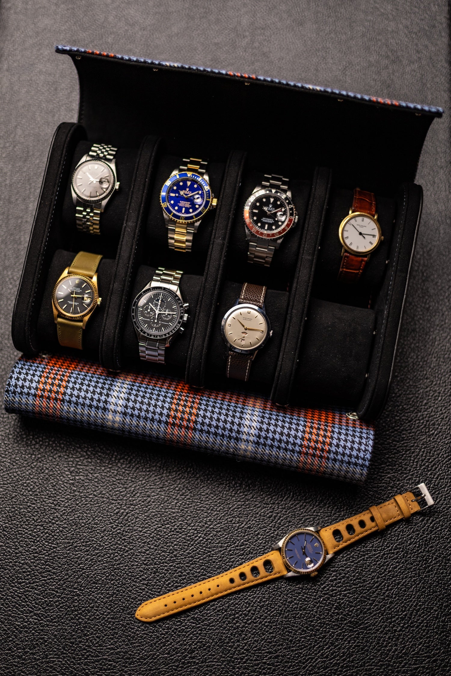 KRUK Gulf Blue 8-Watch Case