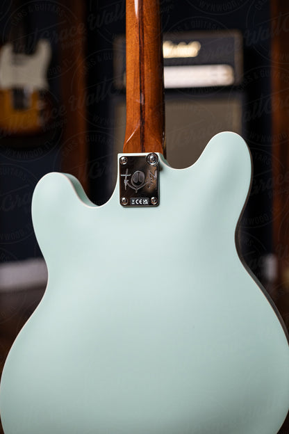 Fender Tom DeLonge Starcaster Semi-Hollow Electric Guitar - Satin Surf Green