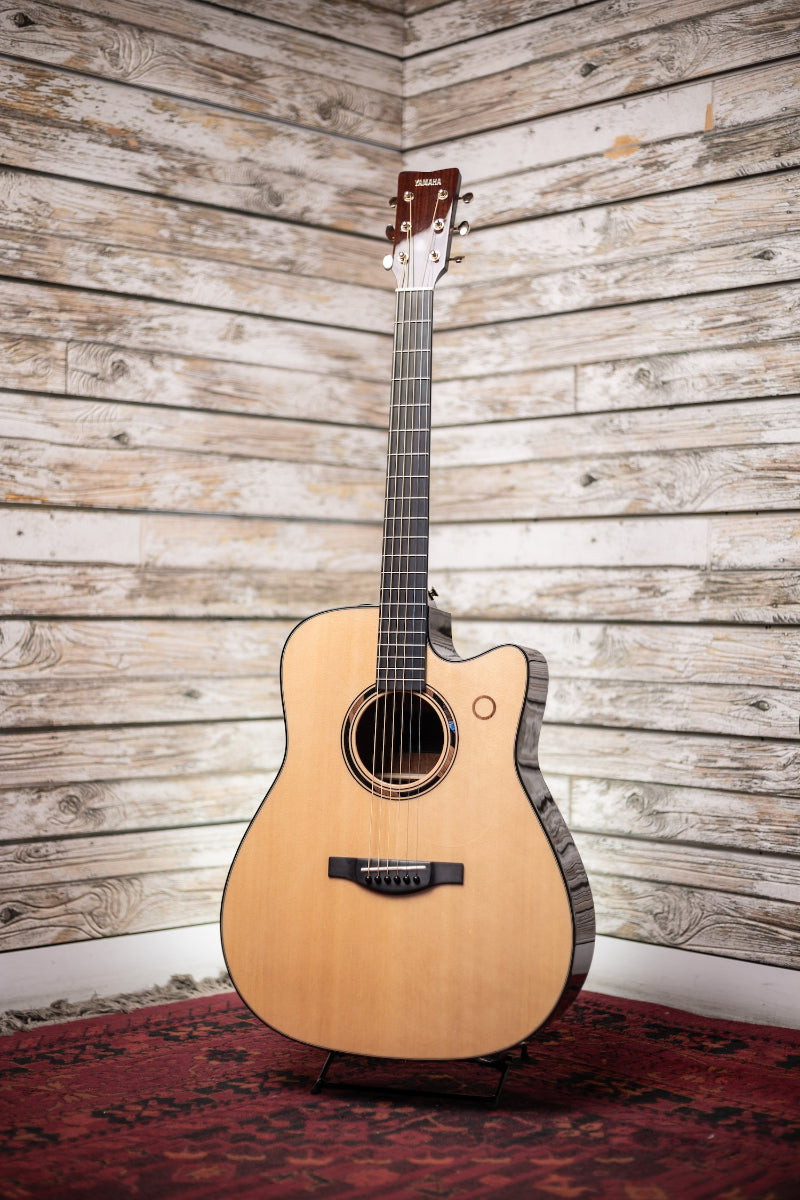 Yamaha TAG3 C TransAcoustic Dreadnought Acoustic-Electric Guitar - Natural