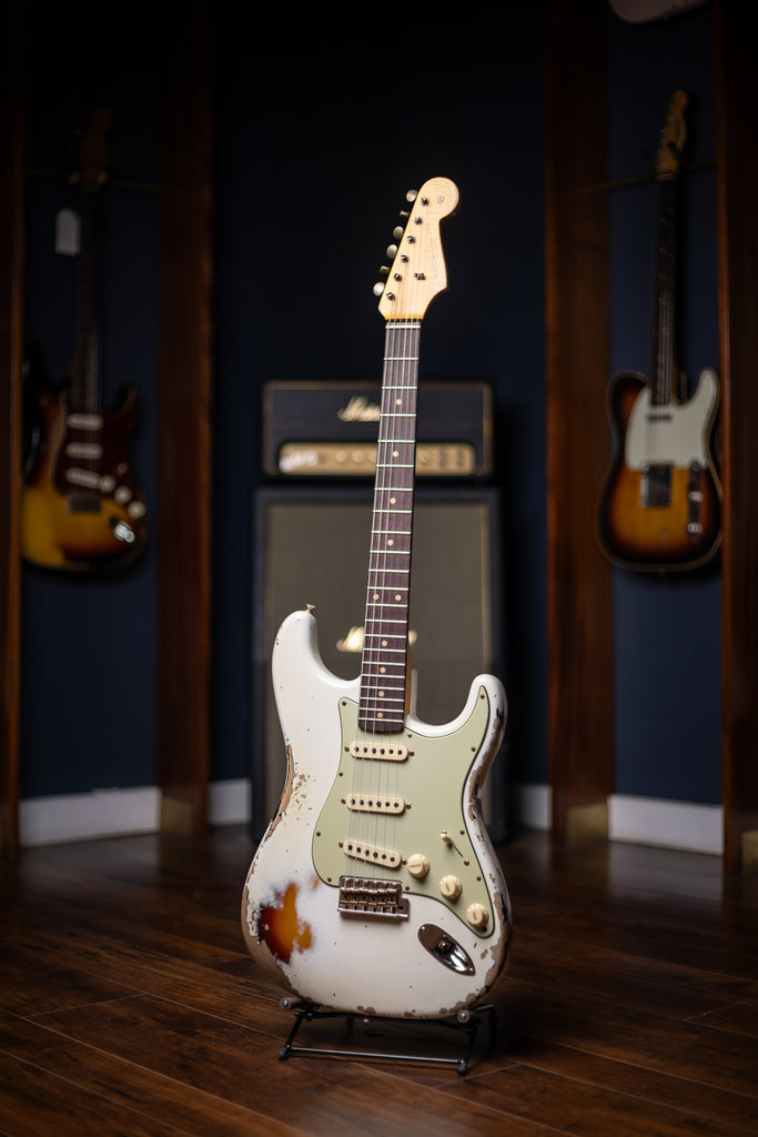 Fender Custom Shop Journeyman 1956 Stratocaster Electric Guitar - Aged White Blonde