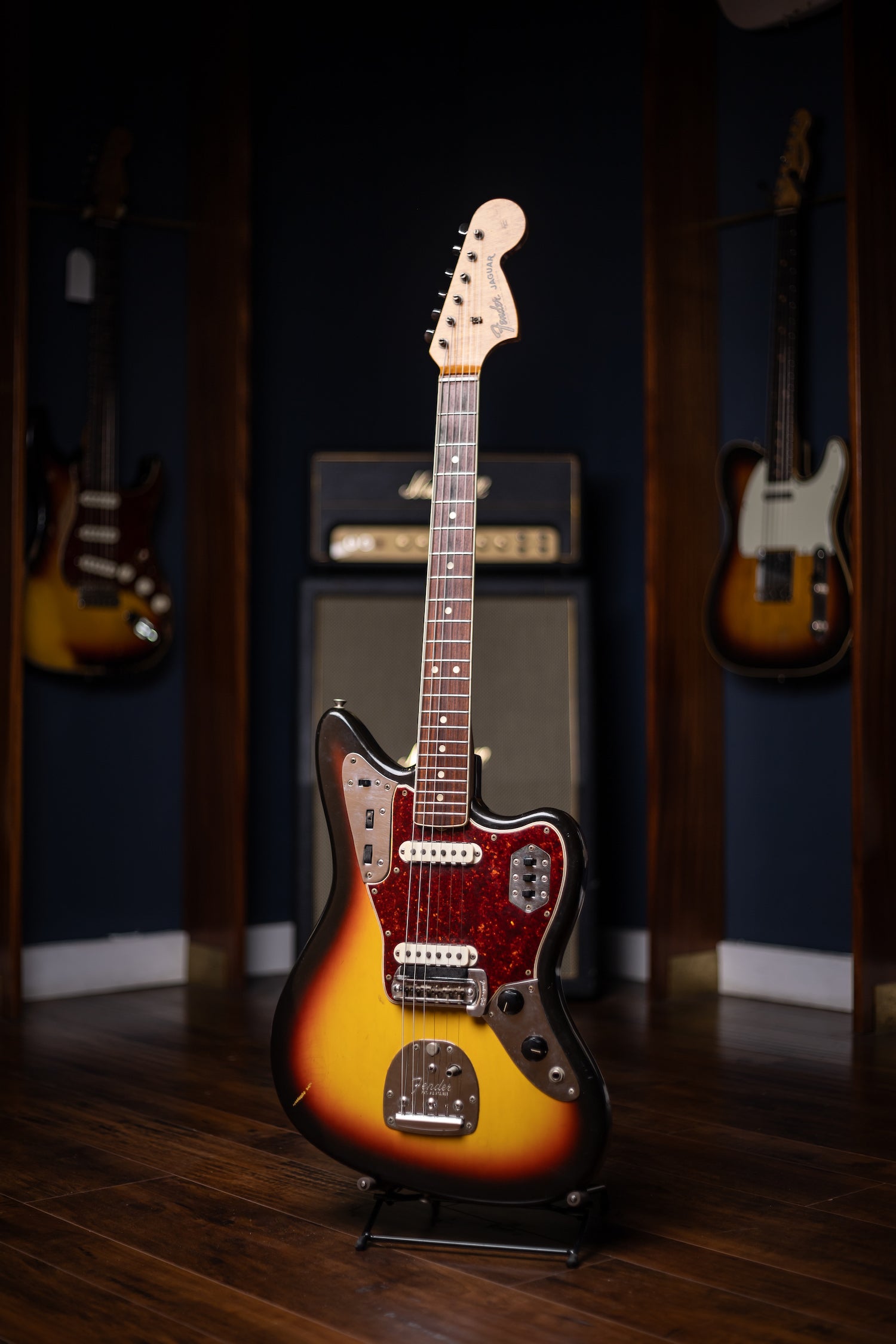 1966 Fender Jaguar Electric Guitar - Sunburst