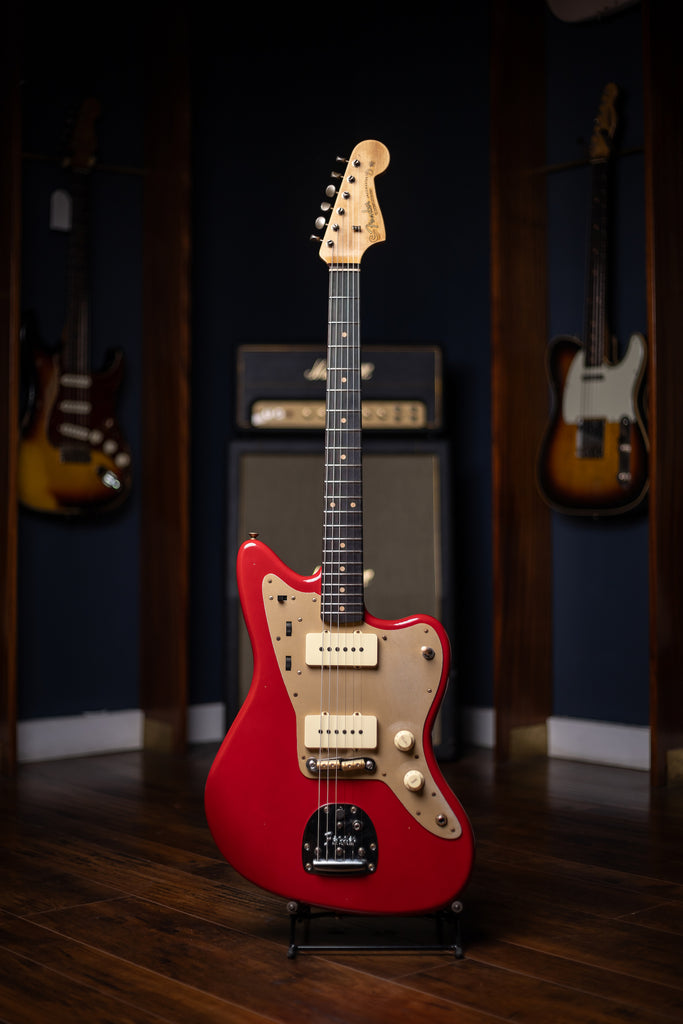 Fender Custom Shop Journeyman 1959 250K Jazzmaster Electric Guitar - Aged Dakota Red