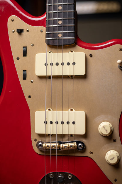 2025 Fender Custom Shop Journeyman 1959 250K Jazzmaster Electric Guitar - Aged Dakota Red