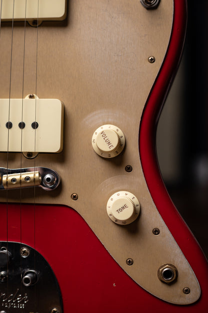 2025 Fender Custom Shop Journeyman 1959 250K Jazzmaster Electric Guitar - Aged Dakota Red