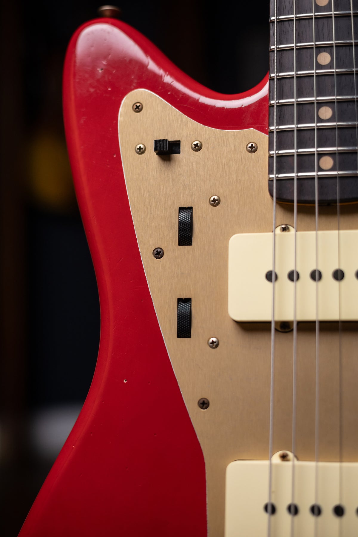 2025 Fender Custom Shop Journeyman 1959 250K Jazzmaster Electric Guitar - Aged Dakota Red