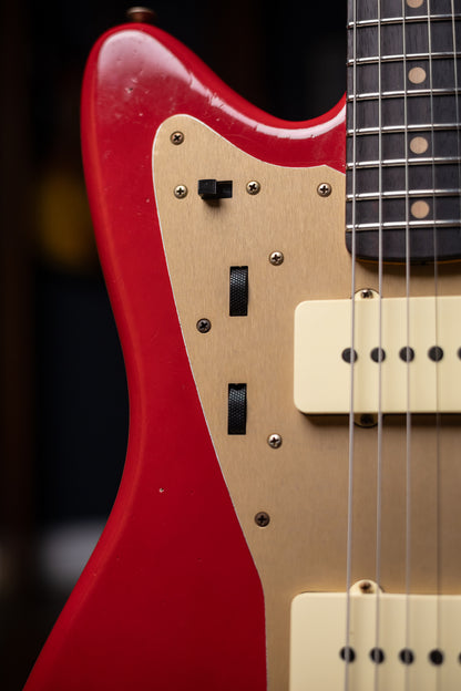 2025 Fender Custom Shop Journeyman 1959 250K Jazzmaster Electric Guitar - Aged Dakota Red