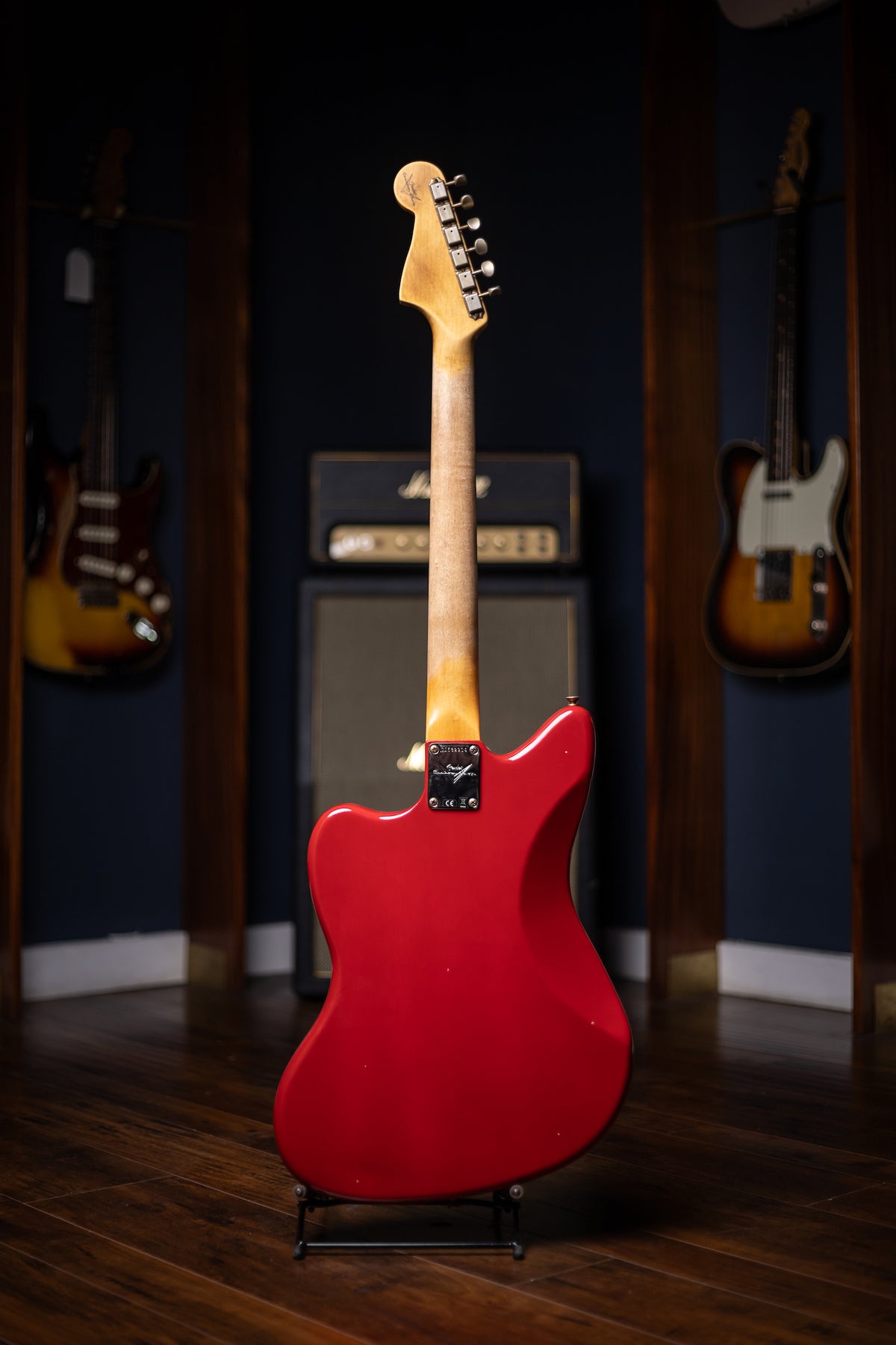 2025 Fender Custom Shop Journeyman 1959 250K Jazzmaster Electric Guitar - Aged Dakota Red