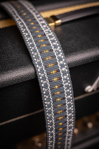 Walt Grace Vintage Wool with Black Suede Guitar Straps