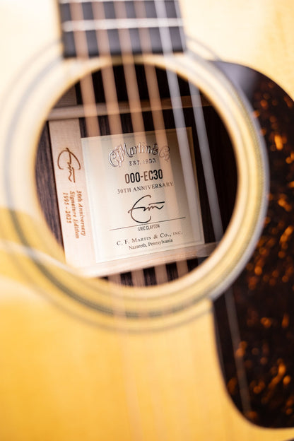 Martin 000-EC 30th Anniversary Eric Clapton Signature Acoustic Guitar - Antique Toner