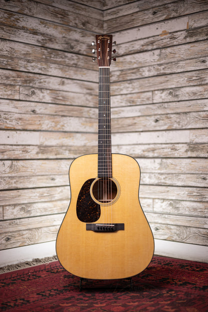 Martin D-18 Left Handed Acoustic Guitar - Natural