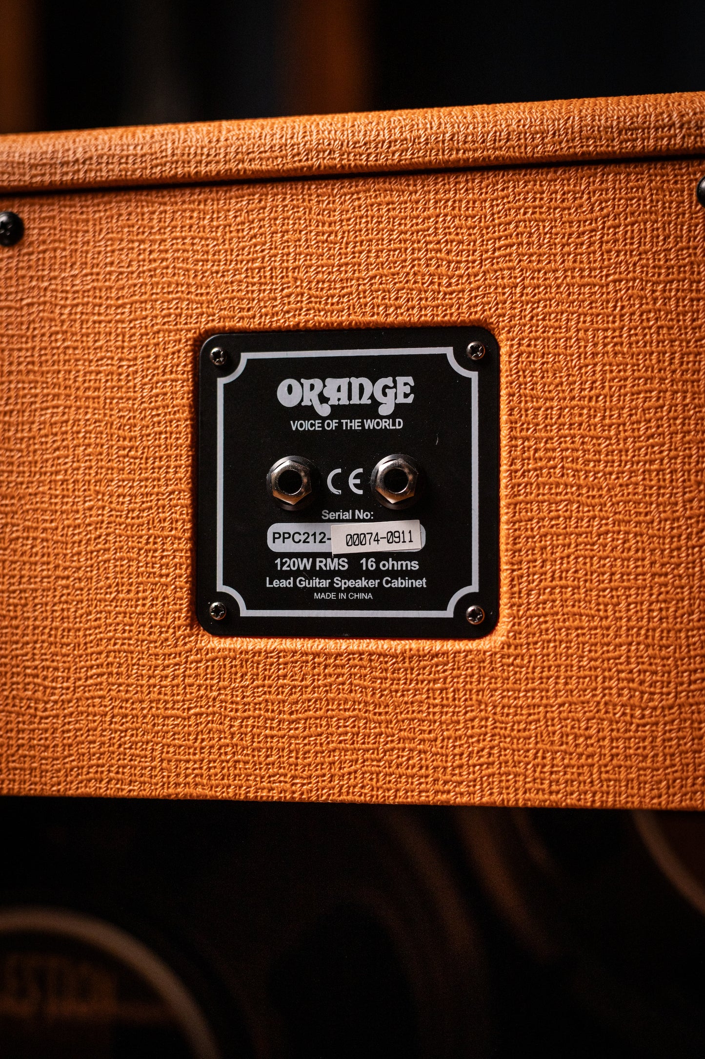 Used Orange PPC212-OB 120-watt 2x12 inch Open-back Cabinet