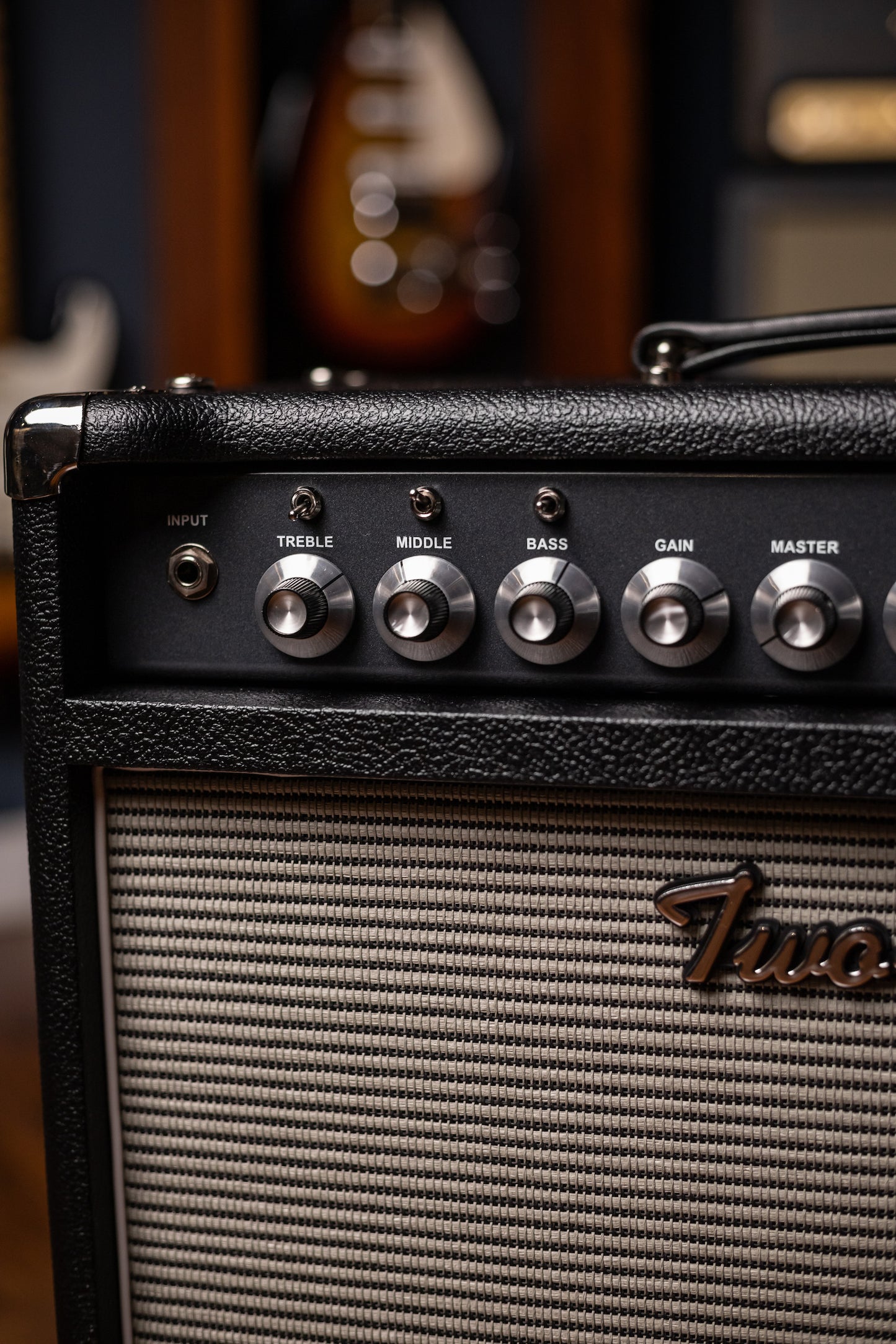 IN STOCK! Two-Rock Traditional Clean 100 Watt 1x12” Tube Combo Amp - Black Bronco, Blues Breaker Cloth, White Piping