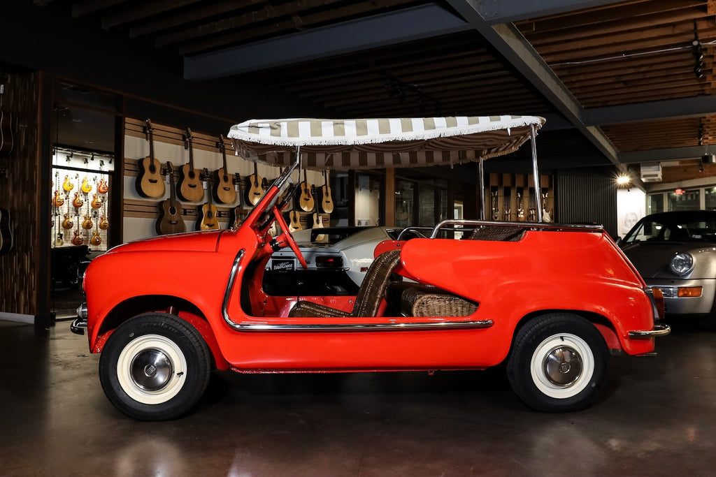 1963 Fiat 600 “Jolly" | Red and Tan Wicker