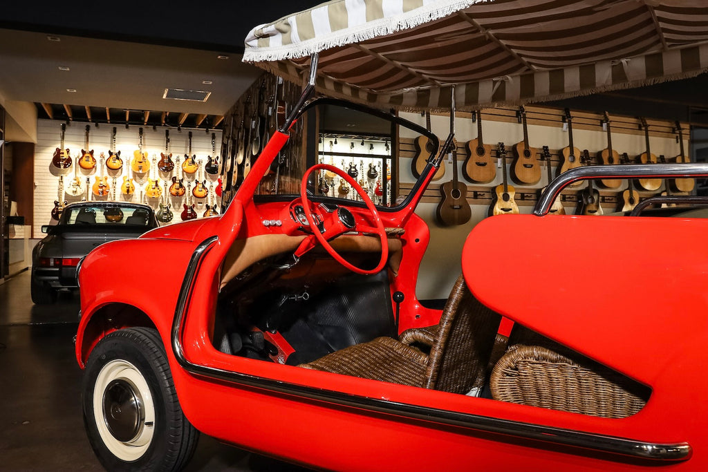 1963 Fiat 600 “Jolly" | Red and Tan Wicker