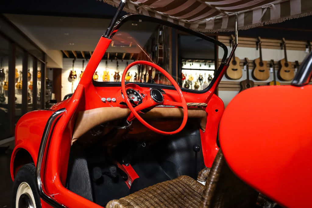 1963 Fiat 600 “Jolly" | Red and Tan Wicker
