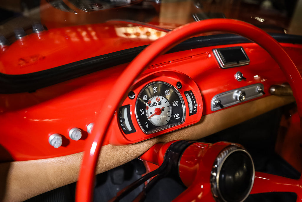 1963 Fiat 600 “Jolly" | Red and Tan Wicker