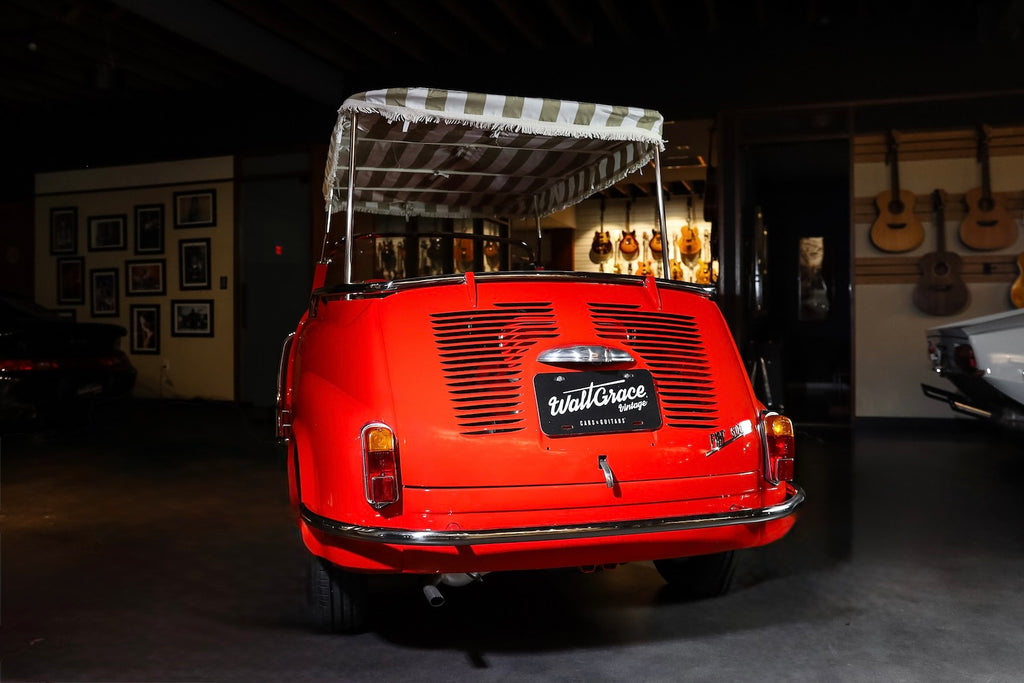 1963 Fiat 600 “Jolly" | Red and Tan Wicker
