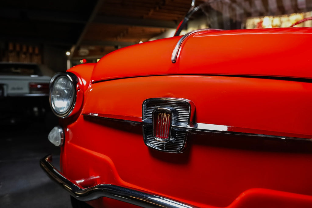 1963 Fiat 600 “Jolly" | Red and Tan Wicker