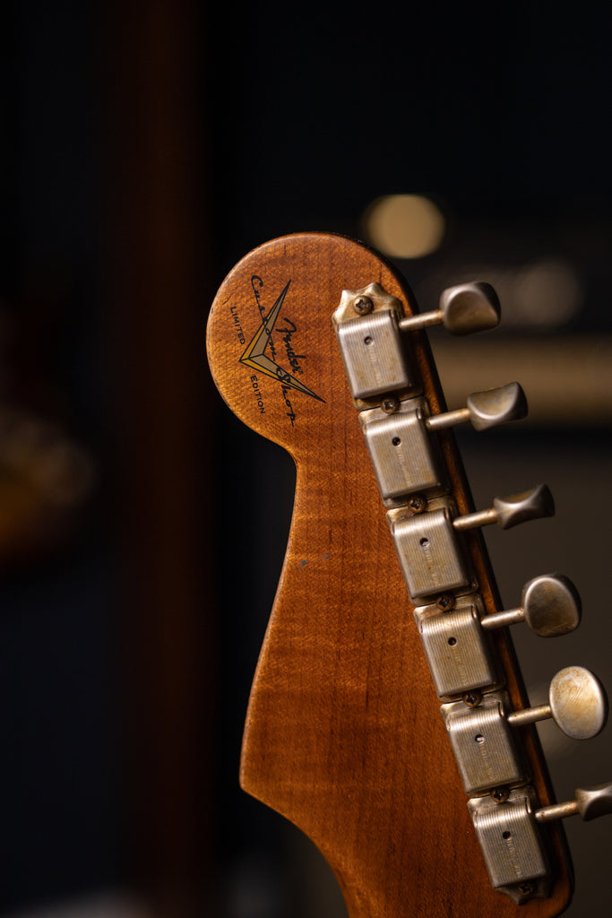 Fender Custom Shop Limited Edition '59 Stratocaster Heavy Relic Electric Guitar - Aged Sherwood Green Metallic