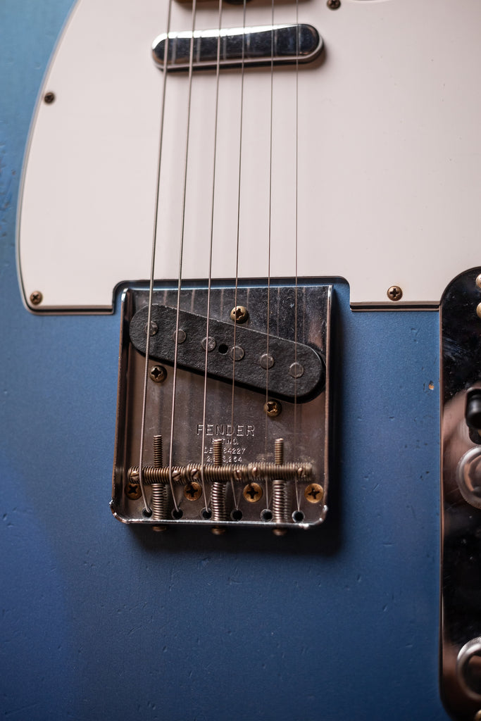 Fender Custom Shop 1965 Telecaster Custom Heavy Relic Electric Guitar - Aged Lake Placid Blue