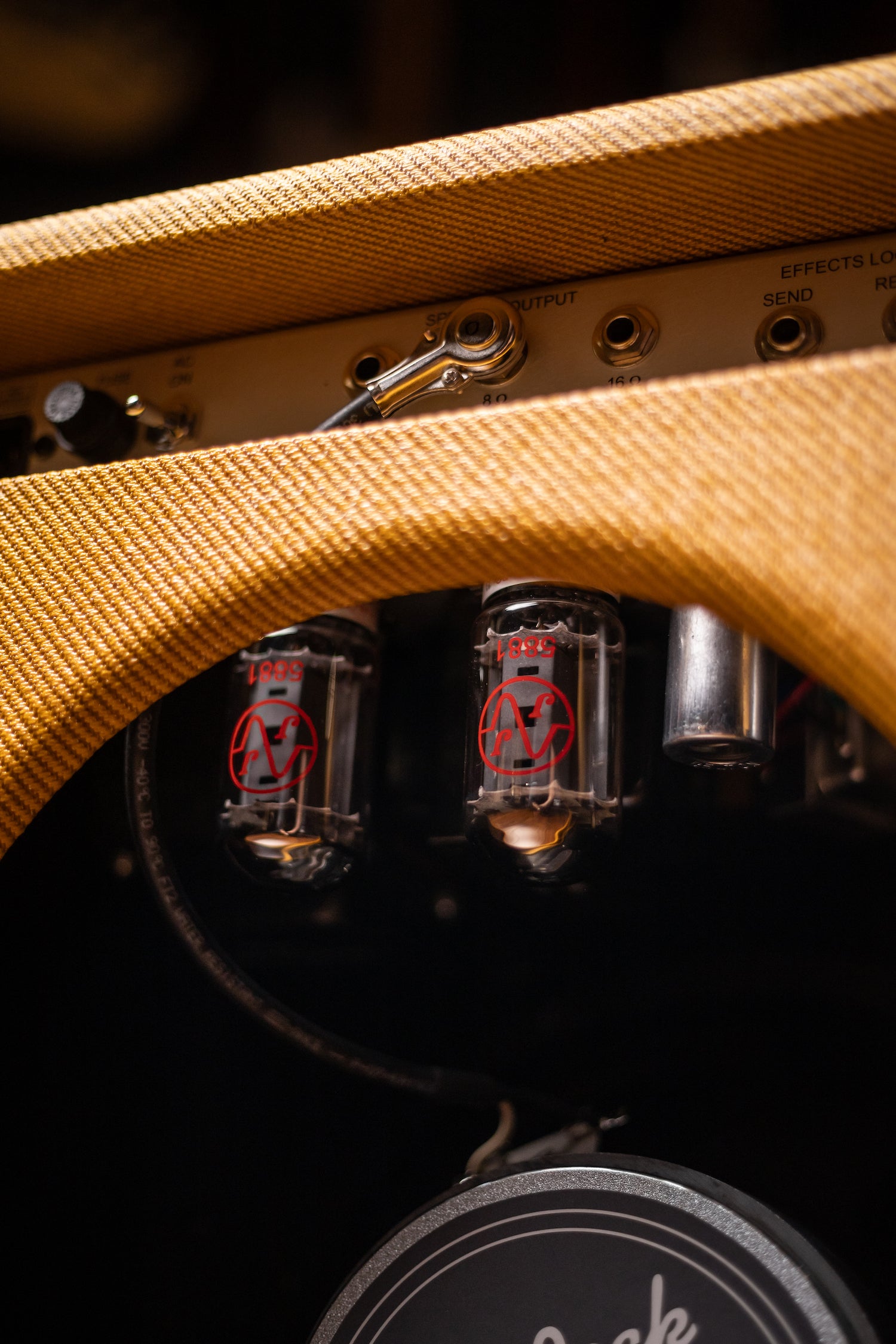 IN STOCK! Two-Rock Studio Signature 35 Watt Combo Amp - Lacquered Amber Tweed, Oxblood Stripe Cloth, Maroon Piping