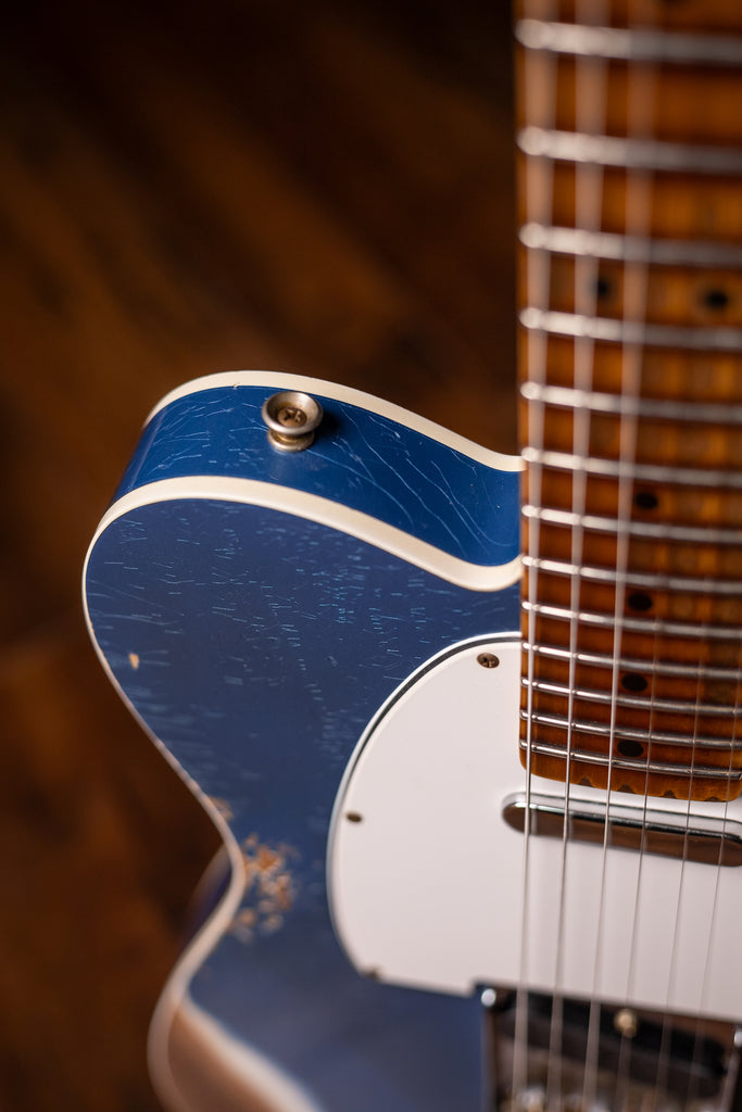 Fender Custom Shop 1965 Telecaster Custom Heavy Relic Electric Guitar - Aged Lake Placid Blue