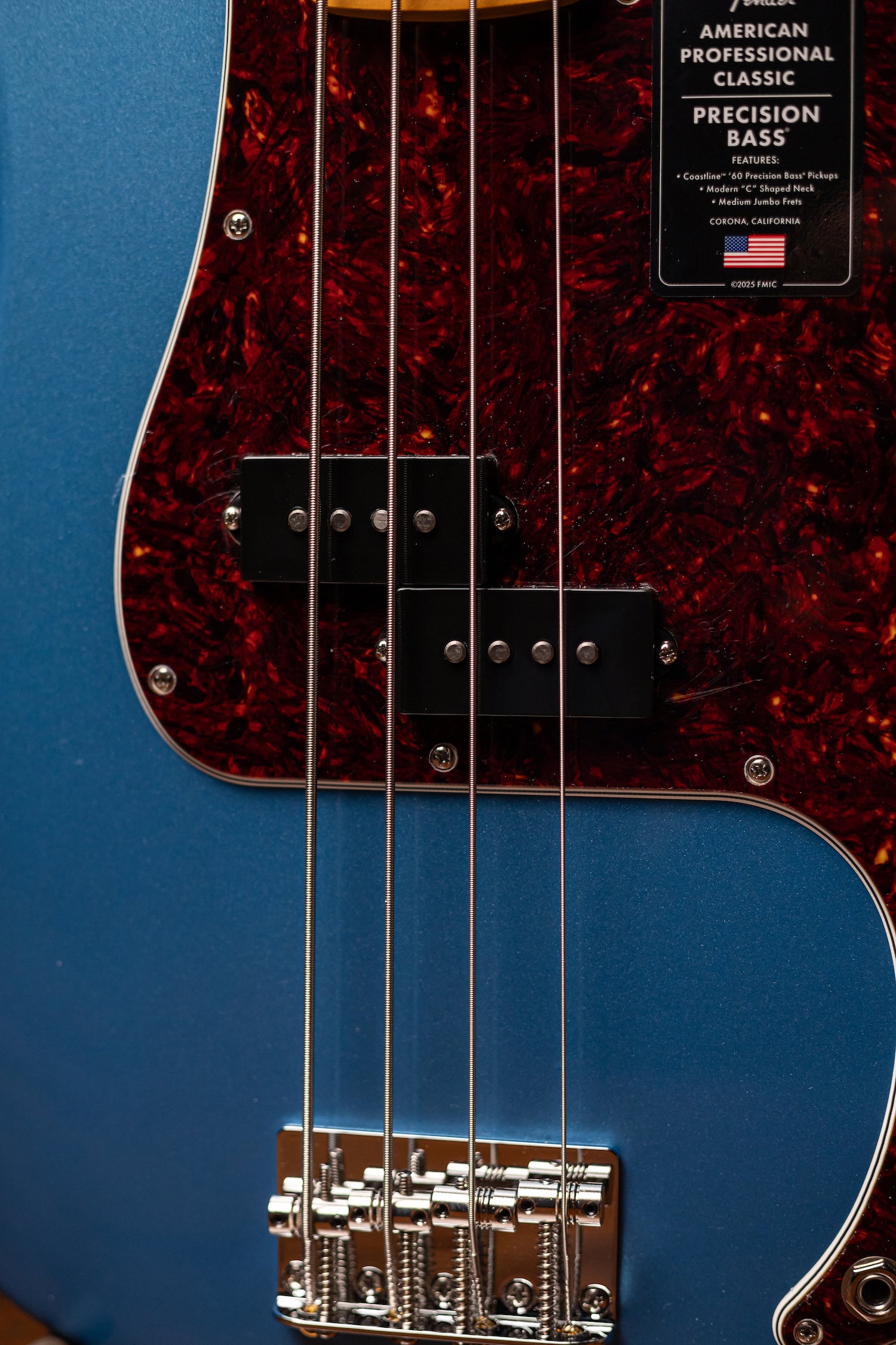 Fender American Professional Classic Precision Bass - Lake Placid Blue