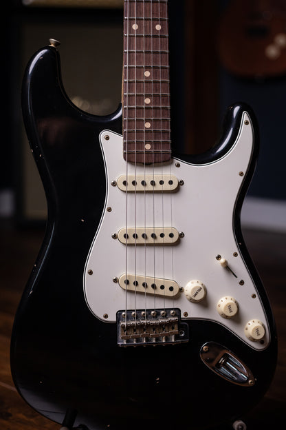 Used 2023 Fender Custom Shop 1960 Journeyman Relic Stratocaster Electric Guitar - Black