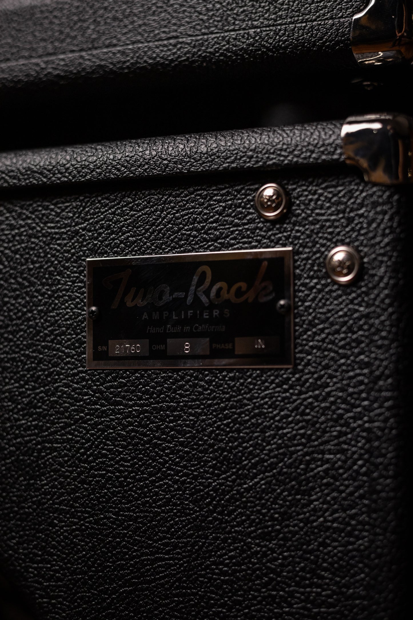 IN-STOCK! - Two-Rock Bloomfield Drive 100/50w Tube Head and Cabinet - Black Bronco Tolex, Large Checked Cloth, White Piping