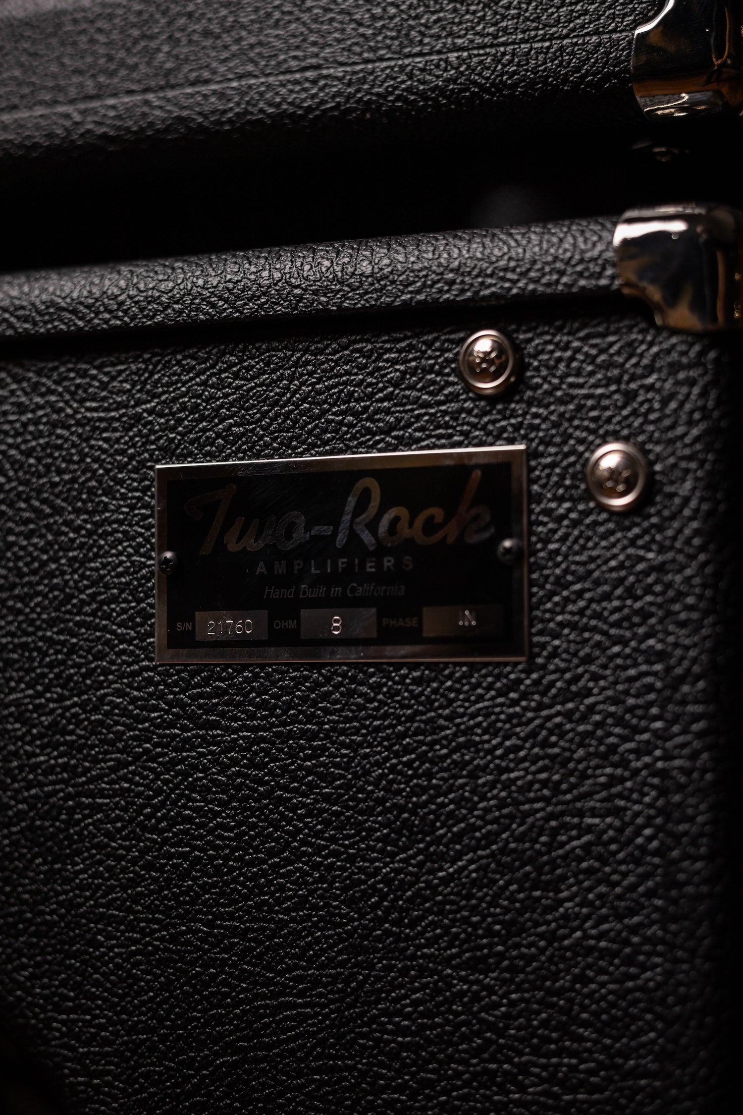 IN-STOCK! - Two-Rock Bloomfield Drive 100/50w Tube Head and Cabinet - Black Bronco Tolex, Large Checked Cloth, White Piping