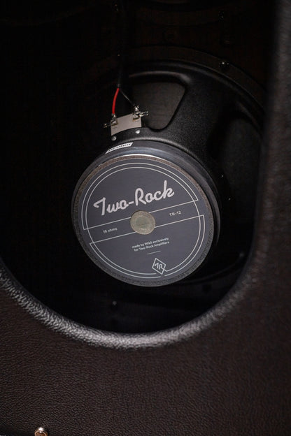 IN-STOCK! - Two-Rock Bloomfield Drive 100/50w Tube Head and Cabinet - Black Bronco Tolex, Large Checked Cloth, White Piping