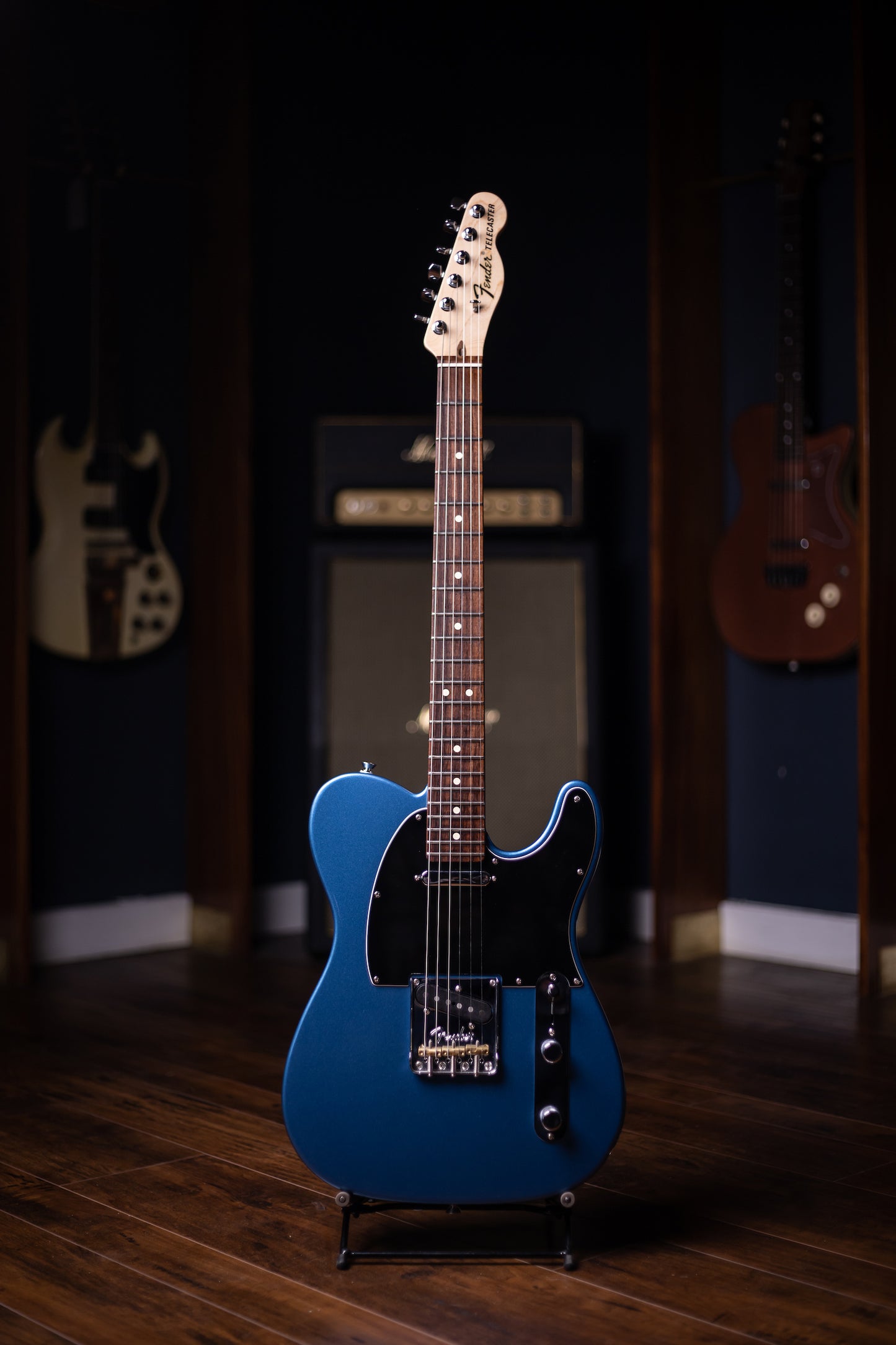 2008 Fender American Professional Telecaster Electric Guitar - Lake Placid