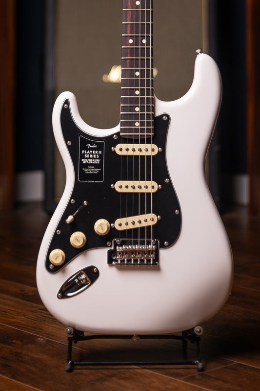 Fender  Player II Stratocaster Left Handed Electric Guitar - Polar White