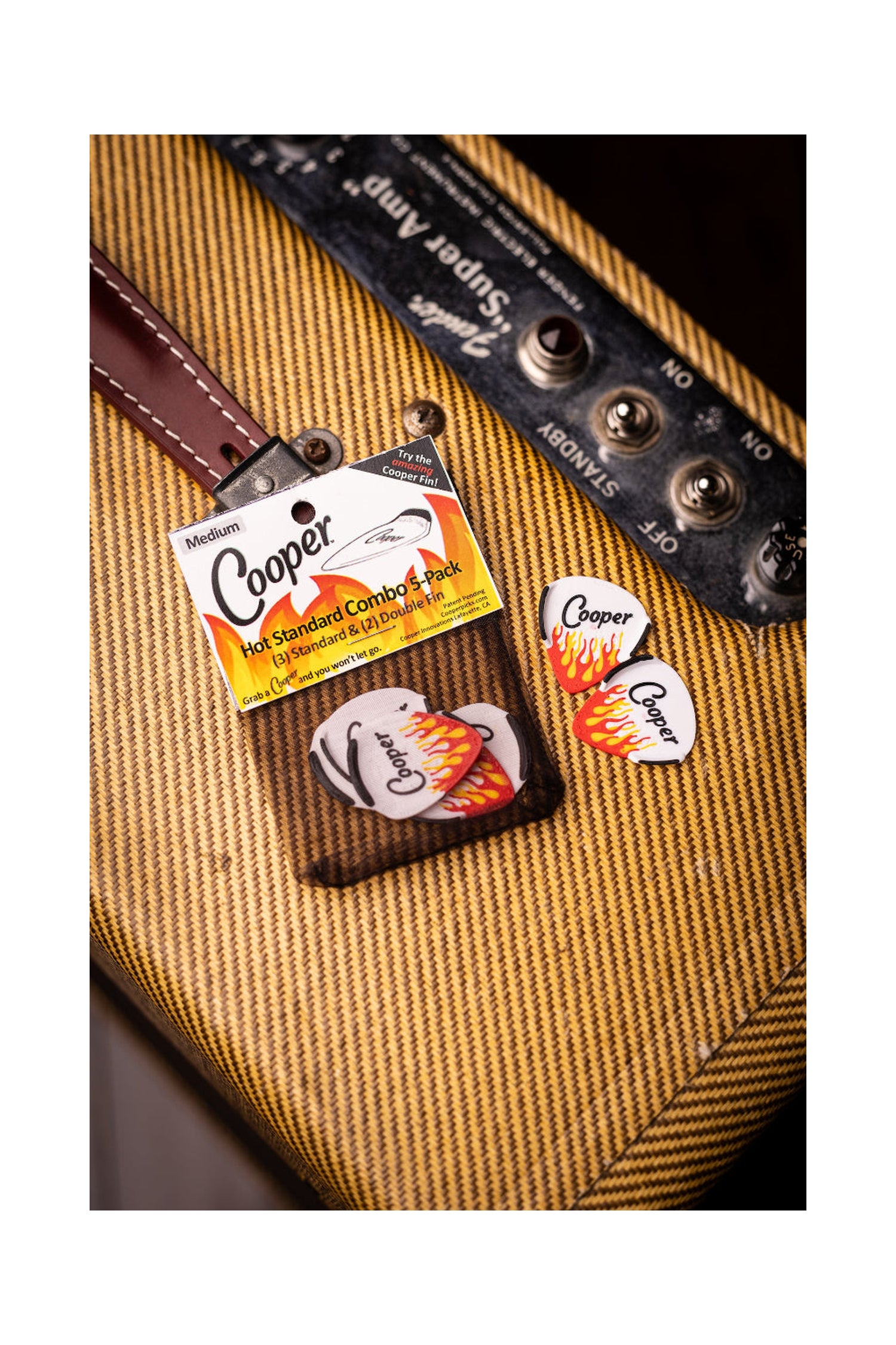 Cooper Guitar Picks - Hot Combo Pack of 5