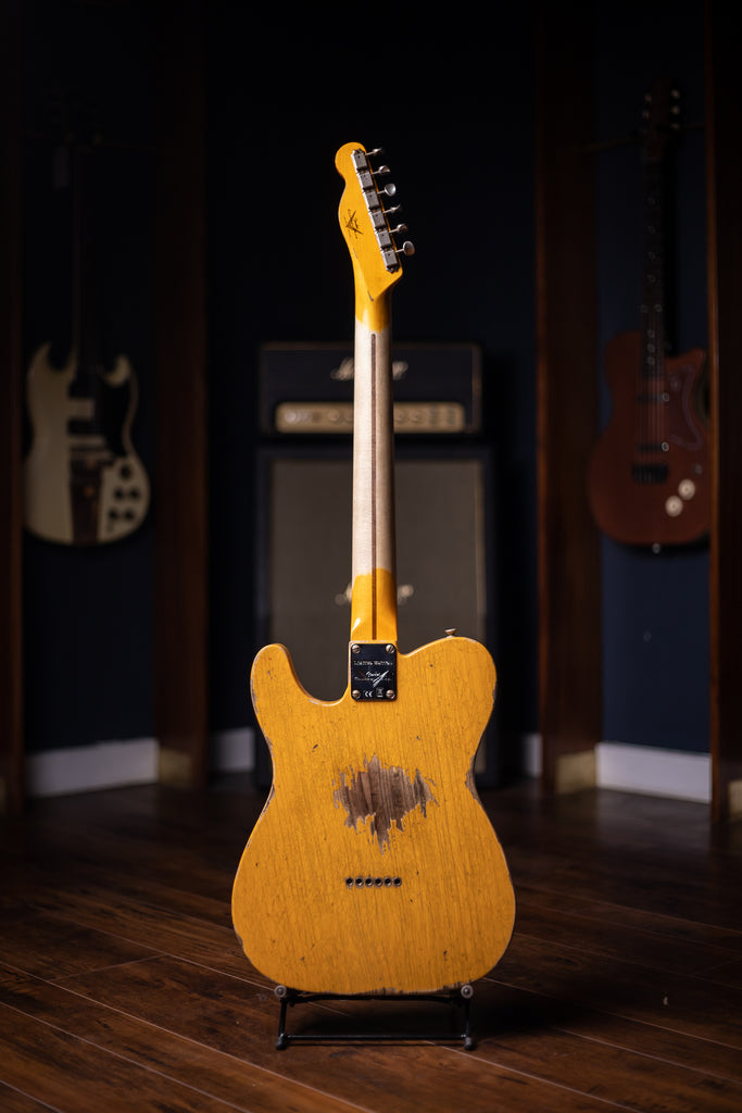 Fender Custom Shop Limited Edition '51 HS Telecaster Heavy Relic Electric Guitar - Aged Butterscotch Blonde